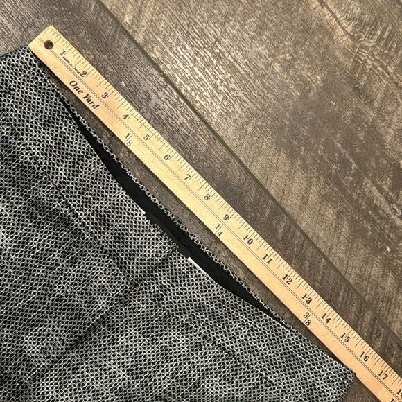 Ann Taylor Women's Devin Fit Jacquard Ankle Trouser Pants Black White Size 6 - Picture 5 of 7